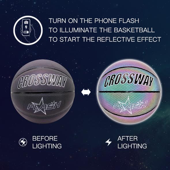 フリースタイルバスケの最強ファッション 光るバスケットボールと光るバッシュ